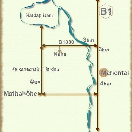 Koha Guesthouse Mariental Exterior foto